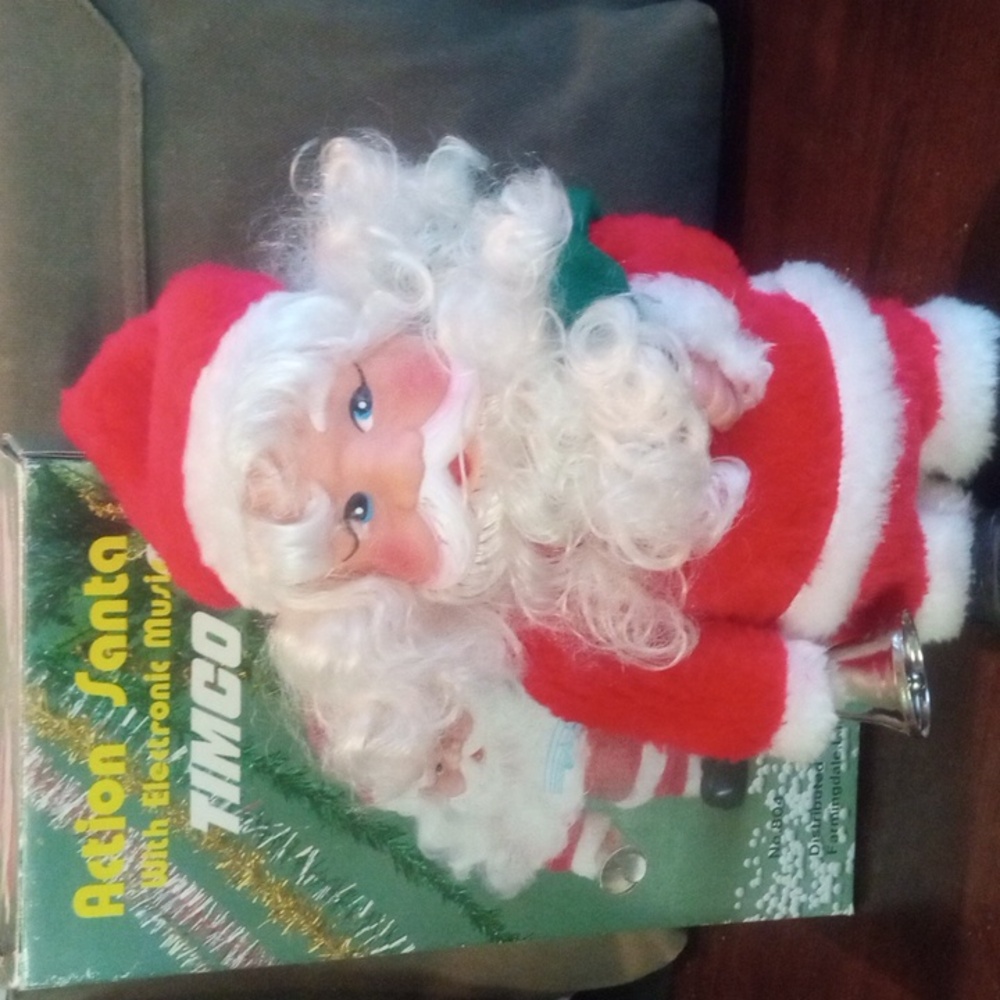 vintage Action Santa with box